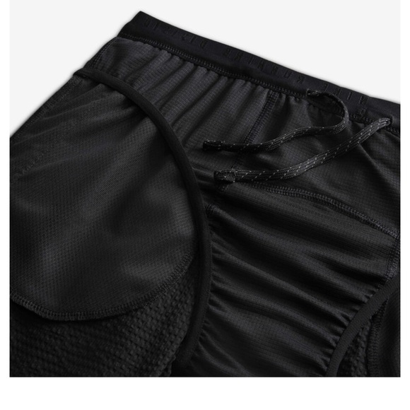 Nike Running Division Men’s Dri-FIT Brief-Lined Black Running Shorts Size Small - Picture 4 of 12